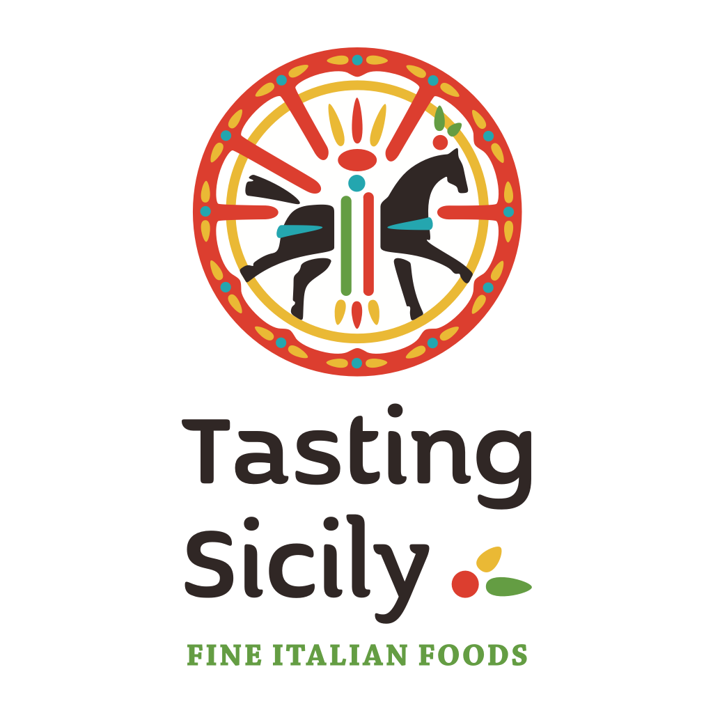 Tasting Sicily® Combinationmark - versione verticale "A" Color & Dark